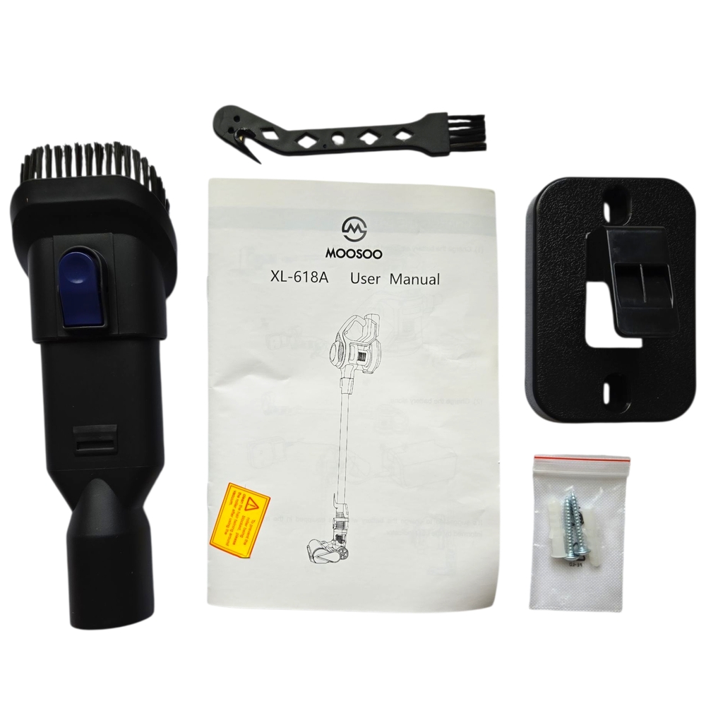 Moosoo Black Vacuum Accessory Kit